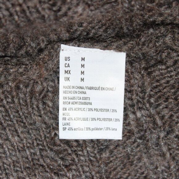 American Eagle Outfitters Brown Long  Open Front Cardigan Sweater Women's Size M - Picture 10 of 12